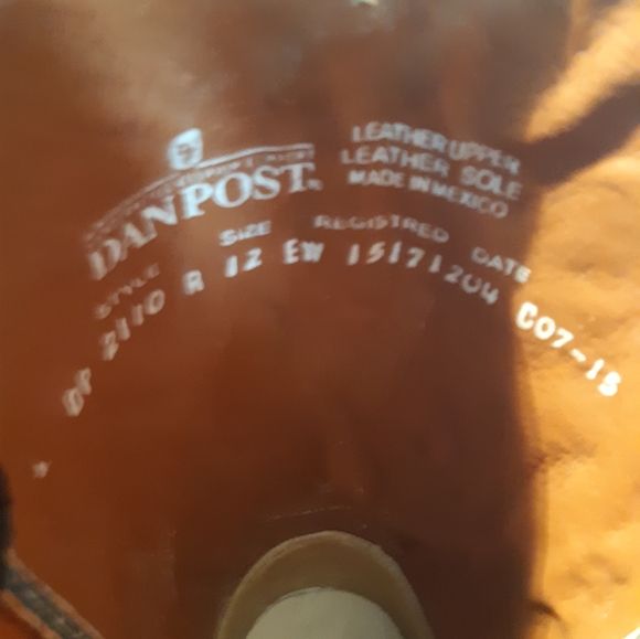 New Dan Post Boots 12 EE - Picture 3 of 7